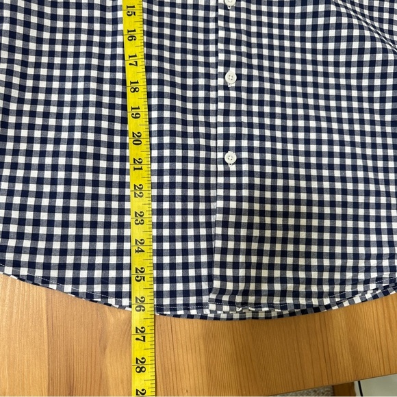 ASOS | Men's Long Sleeve Button Down Shirt White & Blue - Picture 9 of 9